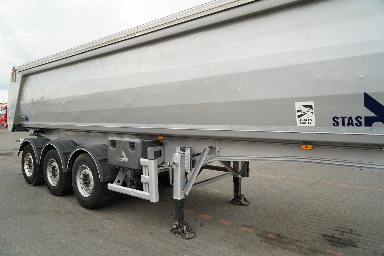 Stas WYWROTKA / 26m3 / ALUMINIOWA / OŚ PONOSZONA / S - Félpótkocsi billenőplatós: 5 kép. Stas WYWROTKA / 26m3 / ALUMINIOWA / OŚ PONOSZONA / S - Félpótkocsi billenőplatós: 5 kép.