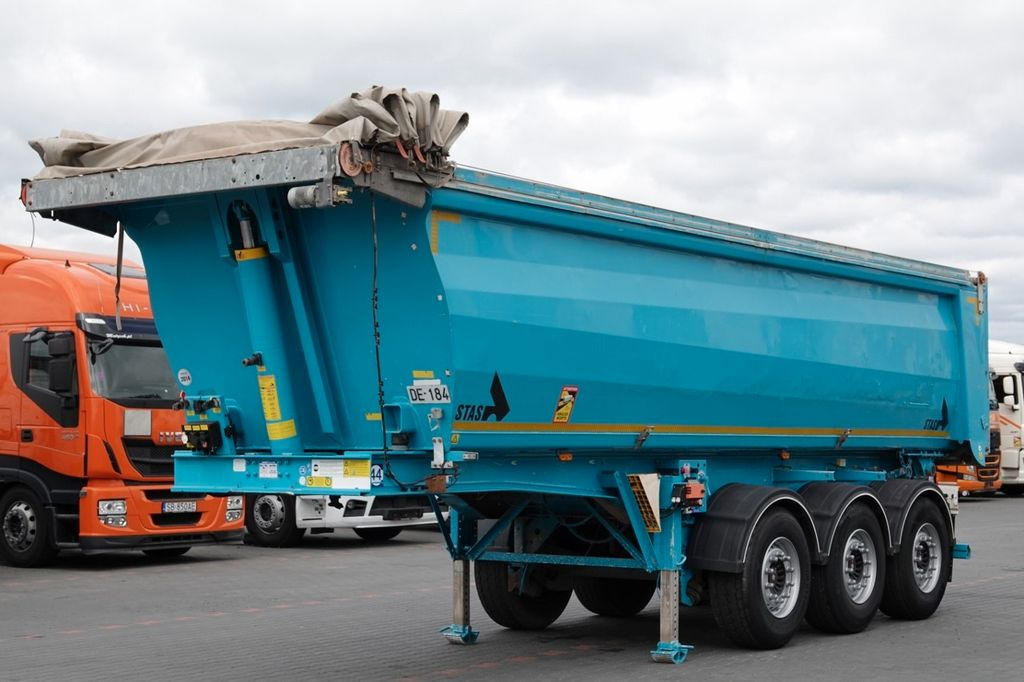 Stas WYWROTKA 27 m3 ALUMINIOWA / WAGA: 4900 KG/RYNNA - Ponyvás félpótkocsi: 1 kép. Stas WYWROTKA 27 m3 ALUMINIOWA / WAGA: 4900 KG/RYNNA - Ponyvás félpótkocsi: 1 kép.