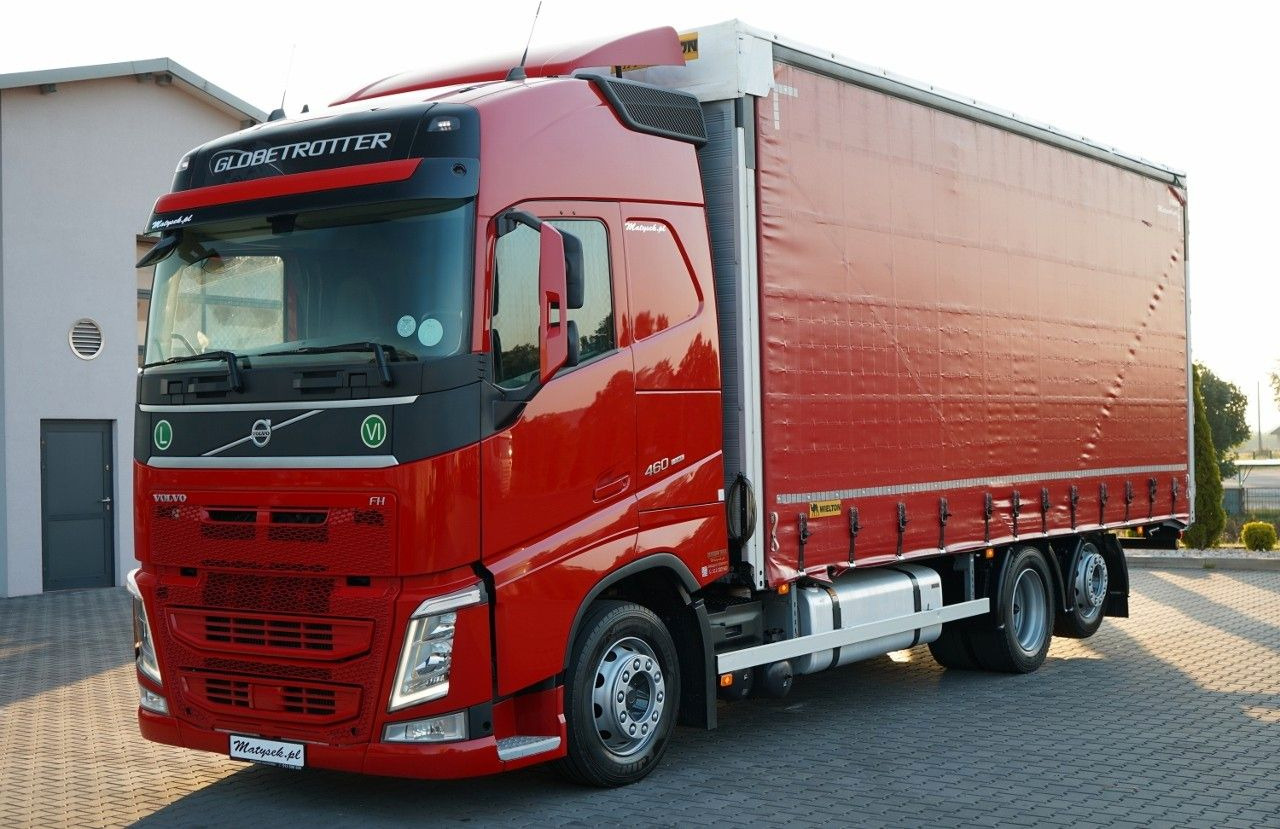 Volvo FH 460 / FIRANKA / 6x2 / PODNOSZONY DACH / I-PAR - Ponyvás teherautó: 1 kép. Volvo FH 460 / FIRANKA / 6x2 / PODNOSZONY DACH / I-PAR - Ponyvás teherautó: 1 kép.