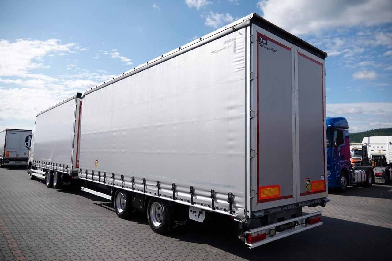 Volvo FH 460 / ZESTAW TANDEM / 120 M3 / CAŁY NA PODUS - Ponyvás teherautó: 2 kép. Volvo FH 460 / ZESTAW TANDEM / 120 M3 / CAŁY NA PODUS - Ponyvás teherautó: 2 kép.