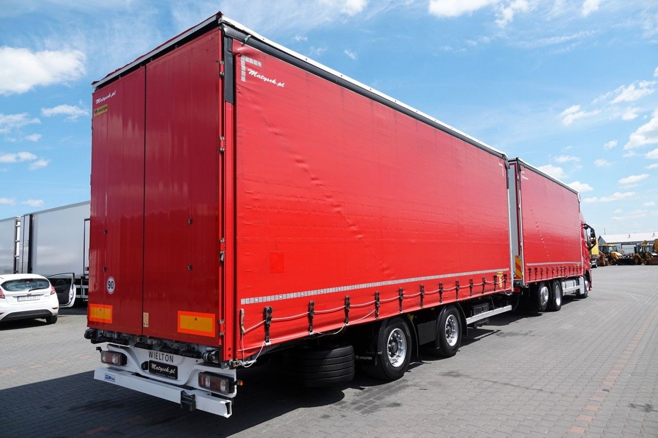 Volvo FH 460 / ZESTAW TANDEM 120 M3 / I-PARK COOL - Ponyvás teherautó: 4 kép. Volvo FH 460 / ZESTAW TANDEM 120 M3 / I-PARK COOL - Ponyvás teherautó: 4 kép.