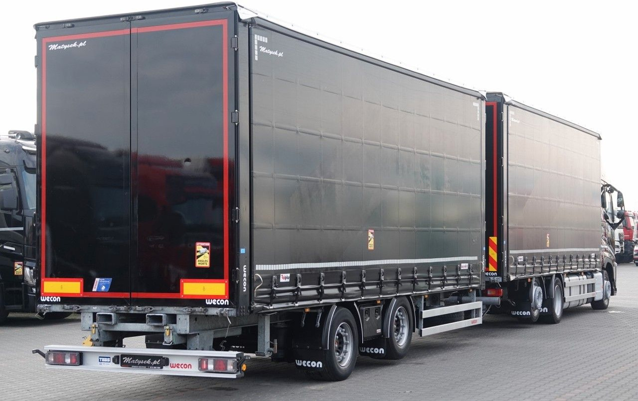 Volvo FH 500 / I-SAVE / XL / ZESTAW TANDEM PRZEJAZDOWY - Ponyvás teherautó: 4 kép. Volvo FH 500 / I-SAVE / XL / ZESTAW TANDEM PRZEJAZDOWY - Ponyvás teherautó: 4 kép.