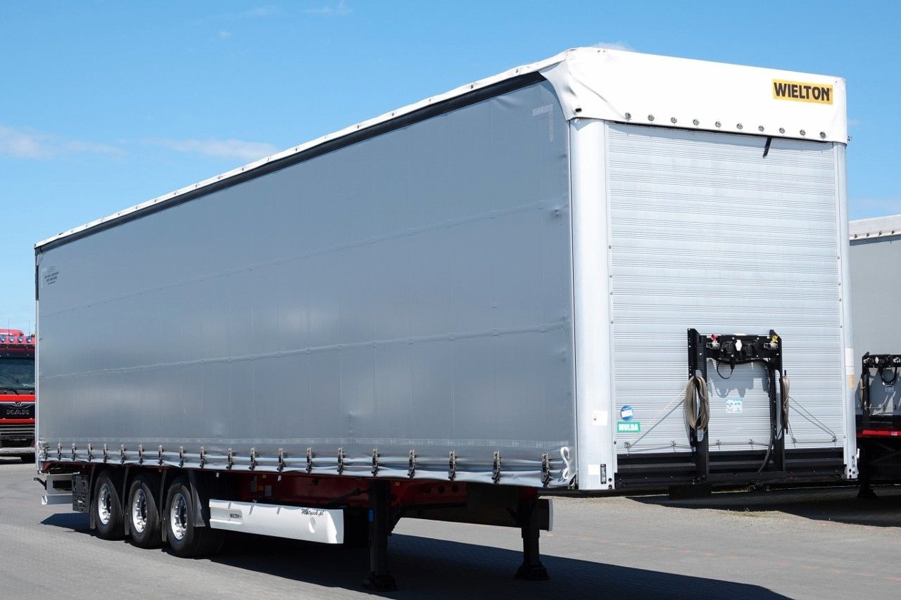 Wielton CURTAINSIDER/MEGA /COILMULD - 9M/LIFT AXLE/ SAF - Ponyvás félpótkocsi: 1 kép. Wielton CURTAINSIDER/MEGA /COILMULD - 9M/LIFT AXLE/ SAF - Ponyvás félpótkocsi: 1 kép.