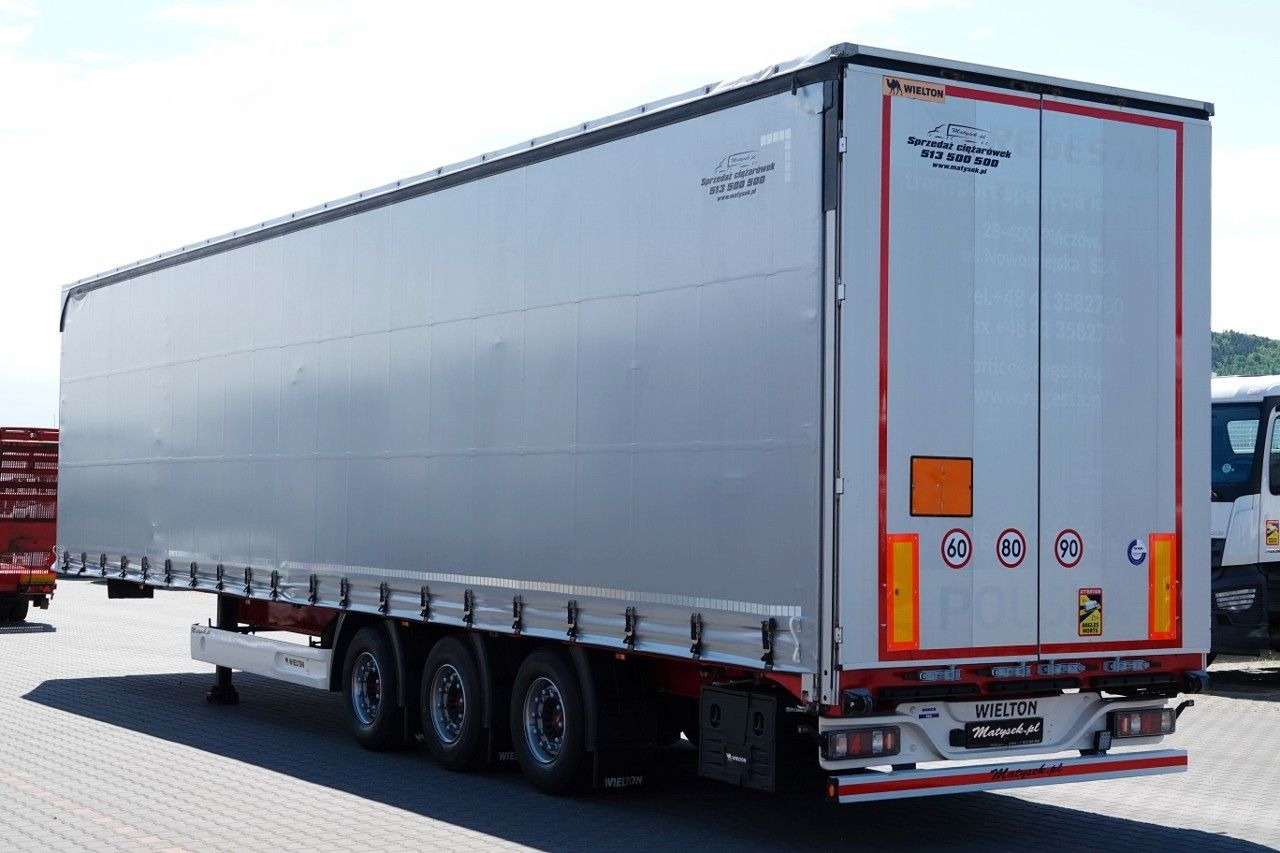 Wielton CURTAINSIDER/MEGA /COILMULD - 9M/LIFT AXLE/ SAF - Ponyvás félpótkocsi: 3 kép. Wielton CURTAINSIDER/MEGA /COILMULD - 9M/LIFT AXLE/ SAF - Ponyvás félpótkocsi: 3 kép.