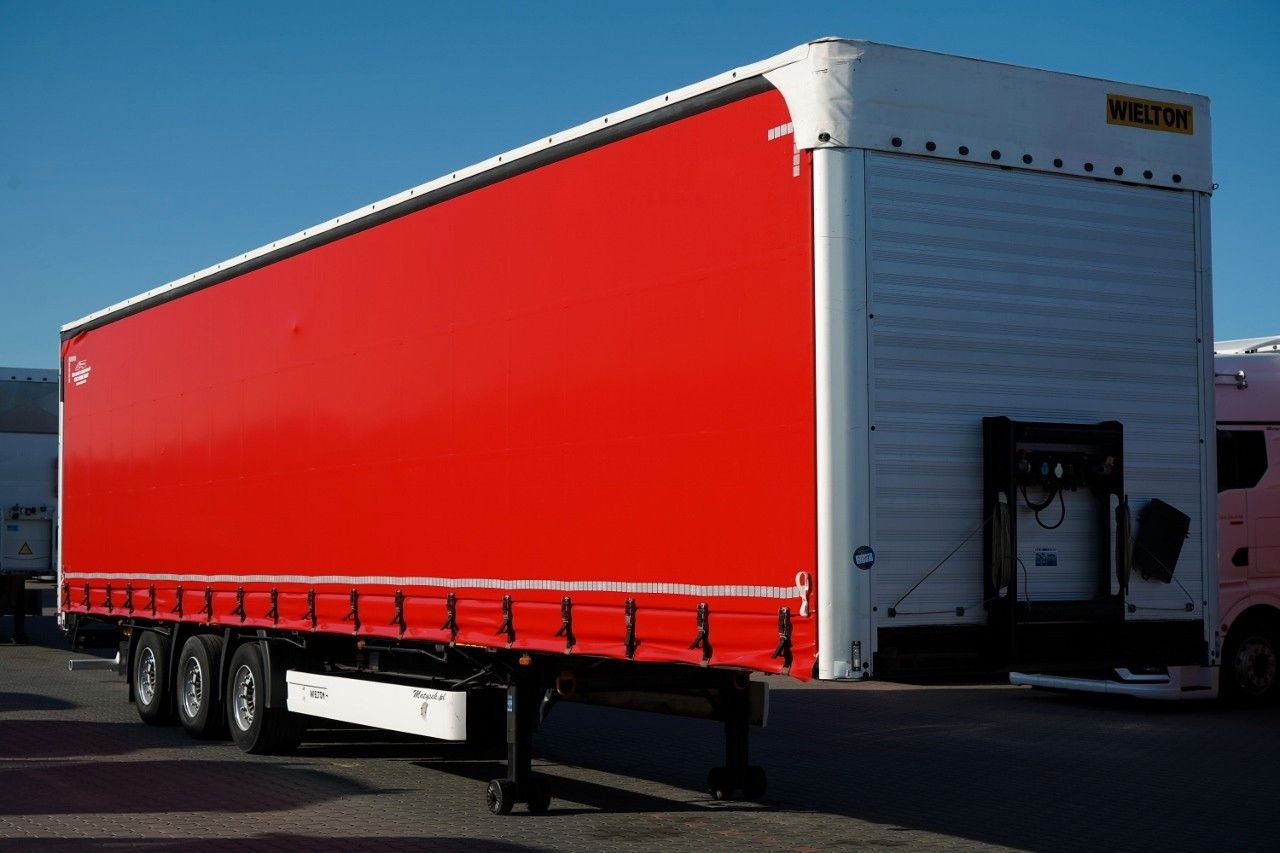 Wielton FIRANKA MEGA / LOWDECK / BDE - ROZSUWANE SŁUPKI - Ponyvás félpótkocsi: 1 kép. Wielton FIRANKA MEGA / LOWDECK / BDE - ROZSUWANE SŁUPKI - Ponyvás félpótkocsi: 1 kép.