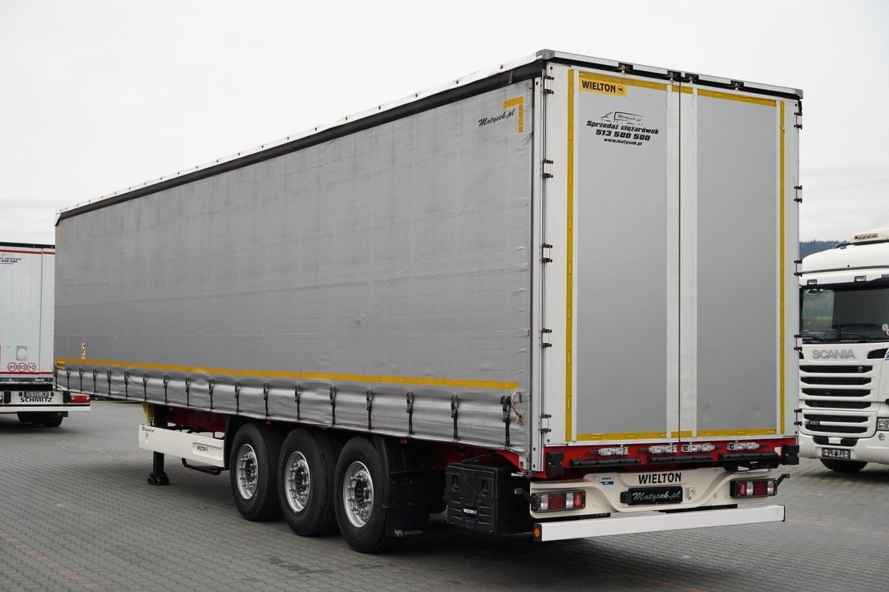 Wielton FIRANKA STANDARD / MULDA DO STALI - 9 M / OŚ POD - Ponyvás félpótkocsi: 4 kép. Wielton FIRANKA STANDARD / MULDA DO STALI - 9 M / OŚ POD - Ponyvás félpótkocsi: 4 kép.