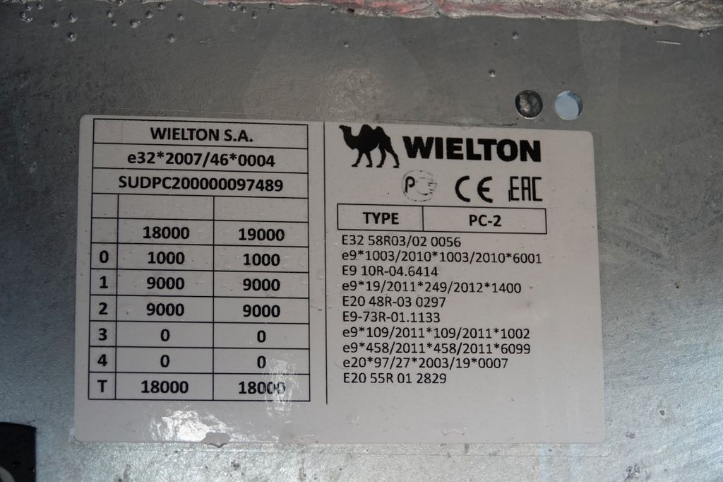 Új Platós pótkocsi Wielton PRZYCZEPA BURTOWA / DO BUDOWLANKI / NOWA /: 19 kép.