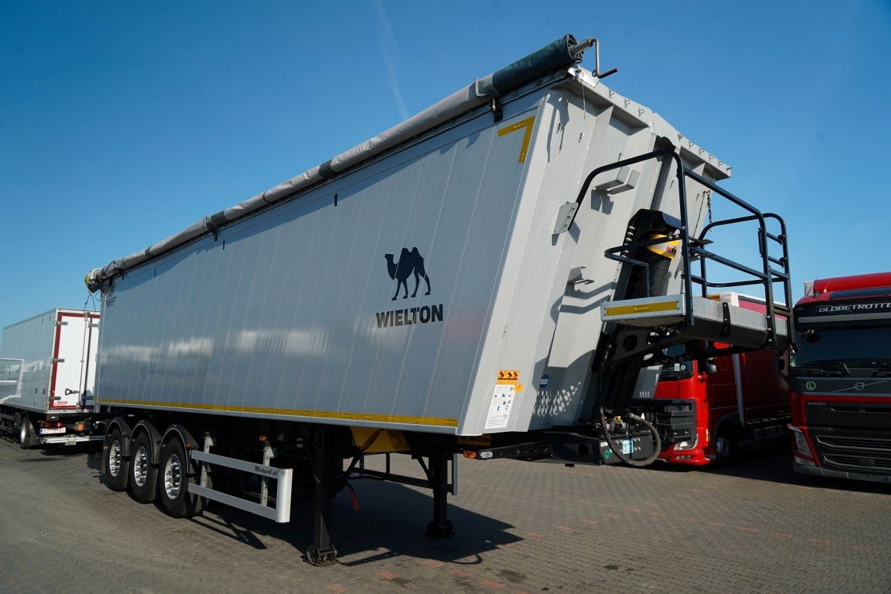 Wielton WYWROTKA 55 m3 / 2023 / MAŁO UŻYWANA / 80 TYS. K - Félpótkocsi billenőplatós: 2 kép. Wielton WYWROTKA 55 m3 / 2023 / MAŁO UŻYWANA / 80 TYS. K - Félpótkocsi billenőplatós: 2 kép.