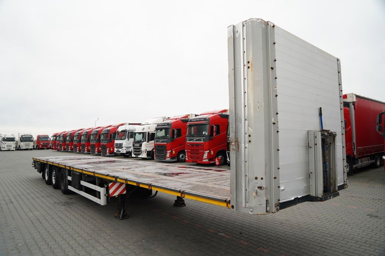 ZASŁAW PLATFORMA NISKOPODWOZIOWA + HAKI PODKONTENERY - Platós félpótkocsi: 3 kép. ZASŁAW PLATFORMA NISKOPODWOZIOWA + HAKI PODKONTENERY - Platós félpótkocsi: 3 kép.