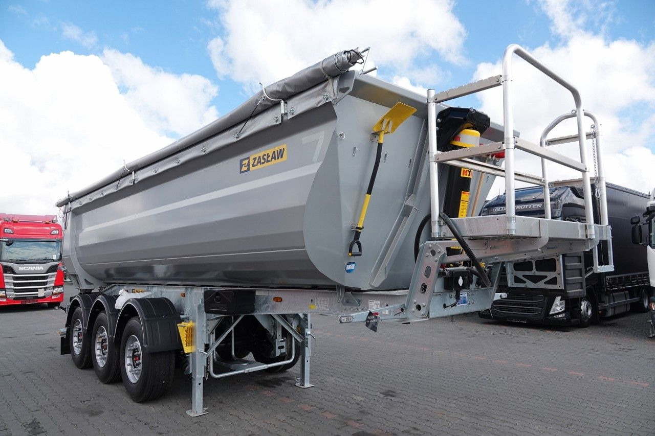 ZASŁAW WYWROTKA 26 m3 / FABRYCZNIE NOWA / STALOWA / RYN - Félpótkocsi billenőplatós: 2 kép. ZASŁAW WYWROTKA 26 m3 / FABRYCZNIE NOWA / STALOWA / RYN - Félpótkocsi billenőplatós: 2 kép.