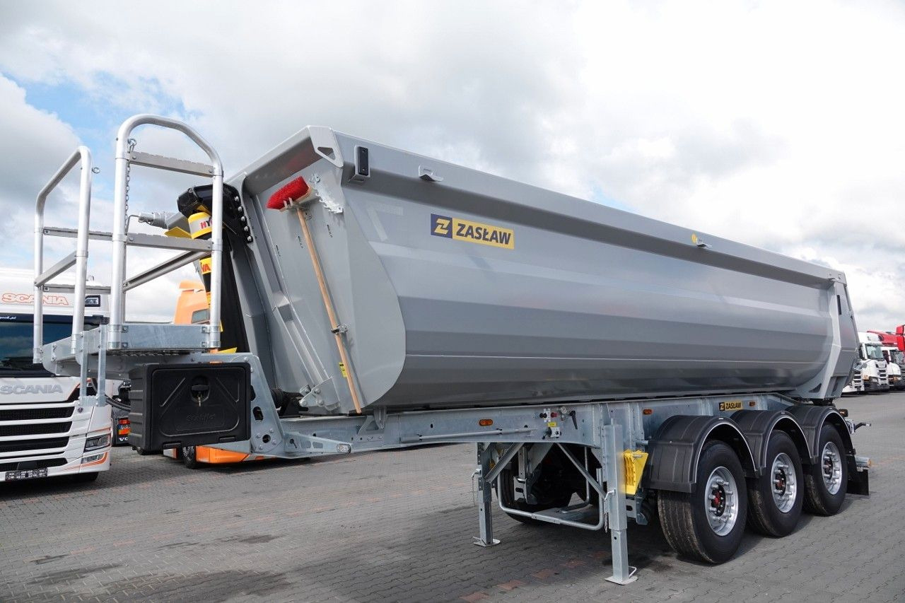 ZASŁAW WYWROTKA 26 m3 / FABRYCZNIE NOWA / STALOWA / RYN - Félpótkocsi billenőplatós: 4 kép. ZASŁAW WYWROTKA 26 m3 / FABRYCZNIE NOWA / STALOWA / RYN - Félpótkocsi billenőplatós: 4 kép.