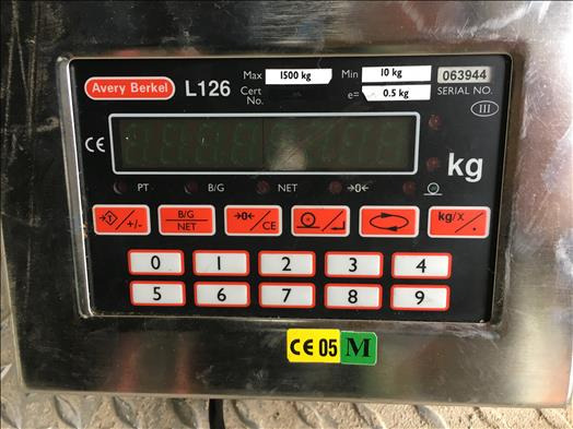 Avery Berkel L126 Stainless platform scale - Élelmiszer-feldolgozó gép: 4 kép. Avery Berkel L126 Stainless platform scale - Élelmiszer-feldolgozó gép: 4 kép.