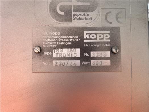 Kopp TSG650 Bag sealer - Csomagológép: 5 kép. Kopp TSG650 Bag sealer - Csomagológép: 5 kép.