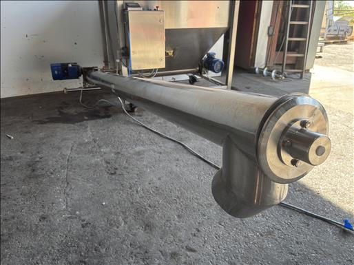 Szállítószalag NNP Hopper and elevator screw conveyor: 7 kép. Szállítószalag NNP Hopper and elevator screw conveyor: 7 kép.