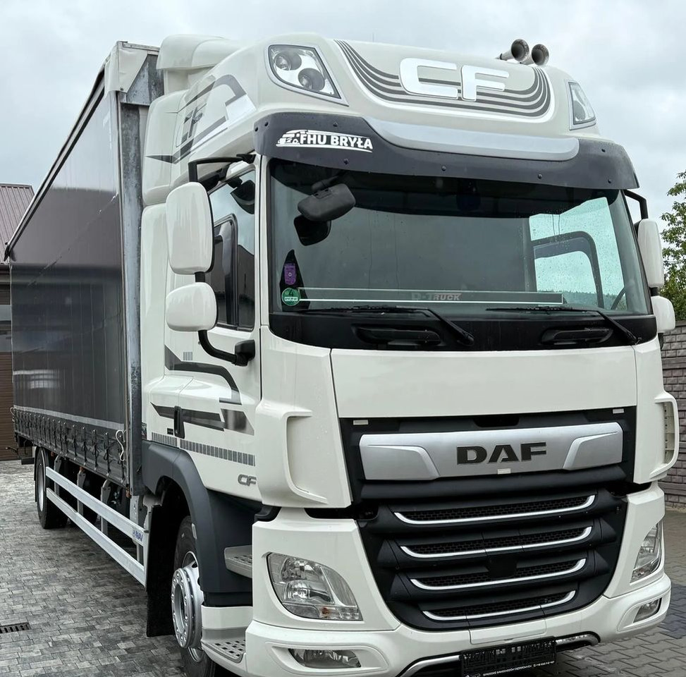 DAF CF290/CF320/FIRANKA/WINDA/E6/JEDEN WŁAŚCICIEL/SPROWADZONY/22PALETY/2019/PODNOSZONY DACH/ JAK NOWY - Ponyvás teherautó: 2 kép. DAF CF290/CF320/FIRANKA/WINDA/E6/JEDEN WŁAŚCICIEL/SPROWADZONY/22PALETY/2019/PODNOSZONY DACH/ JAK NOWY - Ponyvás teherautó: 2 kép.