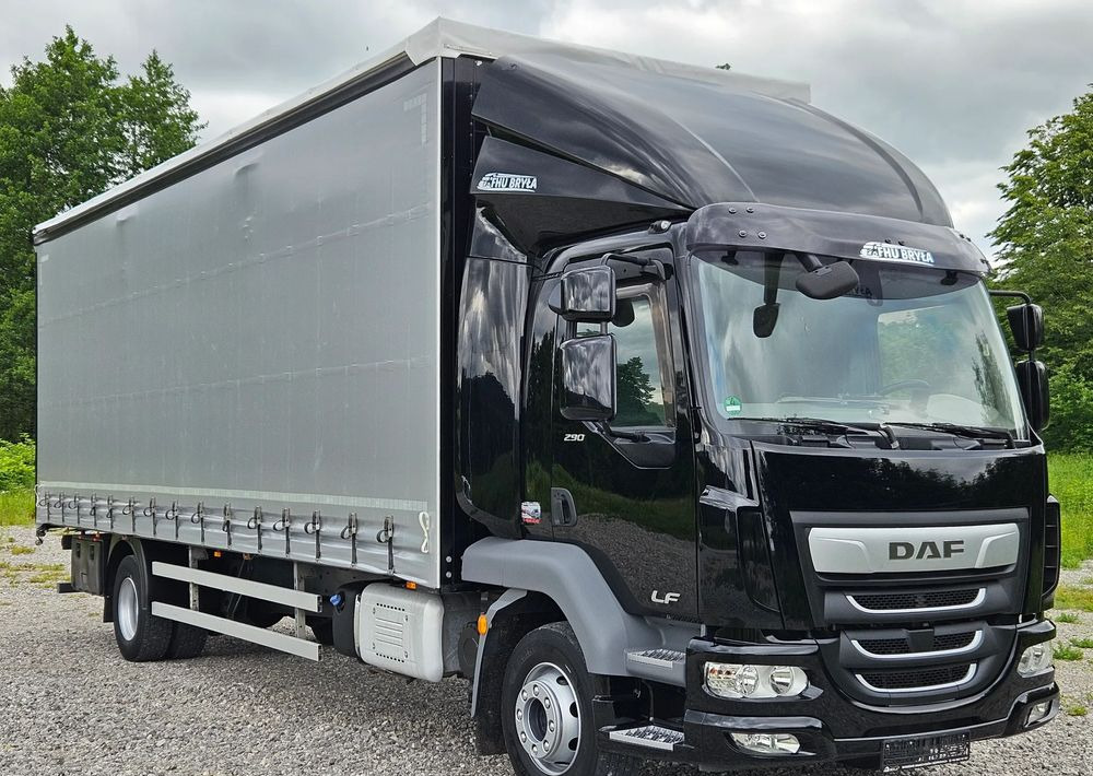 DAF LF 290 / WINDA / 16TON DMC / FIRANKA / AUTOMAT / JEDEN WŁAŚCICIE / EURO 6 / 2019 / SPROWADZONY / 20PALET / NISKI PRZEBIEG / DUŻA ŁADOWNOŚĆ / JAK NOWY - Ponyvás teherautó: 1 kép. DAF LF 290 / WINDA / 16TON DMC / FIRANKA / AUTOMAT / JEDEN WŁAŚCICIE / EURO 6 / 2019 / SPROWADZONY / 20PALET / NISKI PRZEBIEG / DUŻA ŁADOWNOŚĆ / JAK NOWY - Ponyvás teherautó: 1 kép.