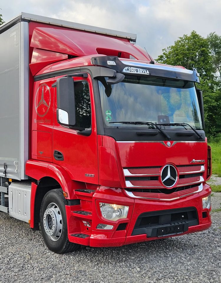 Ponyvás teherautó Mercedes-Benz ACTROS 1830/1827/1832/FIRANKA/WINDA/18 EUROPALET/AUTOMAT/Z NIEMIEC/2017/DUŻA ŁADOWNOŚĆ: 10 kép.