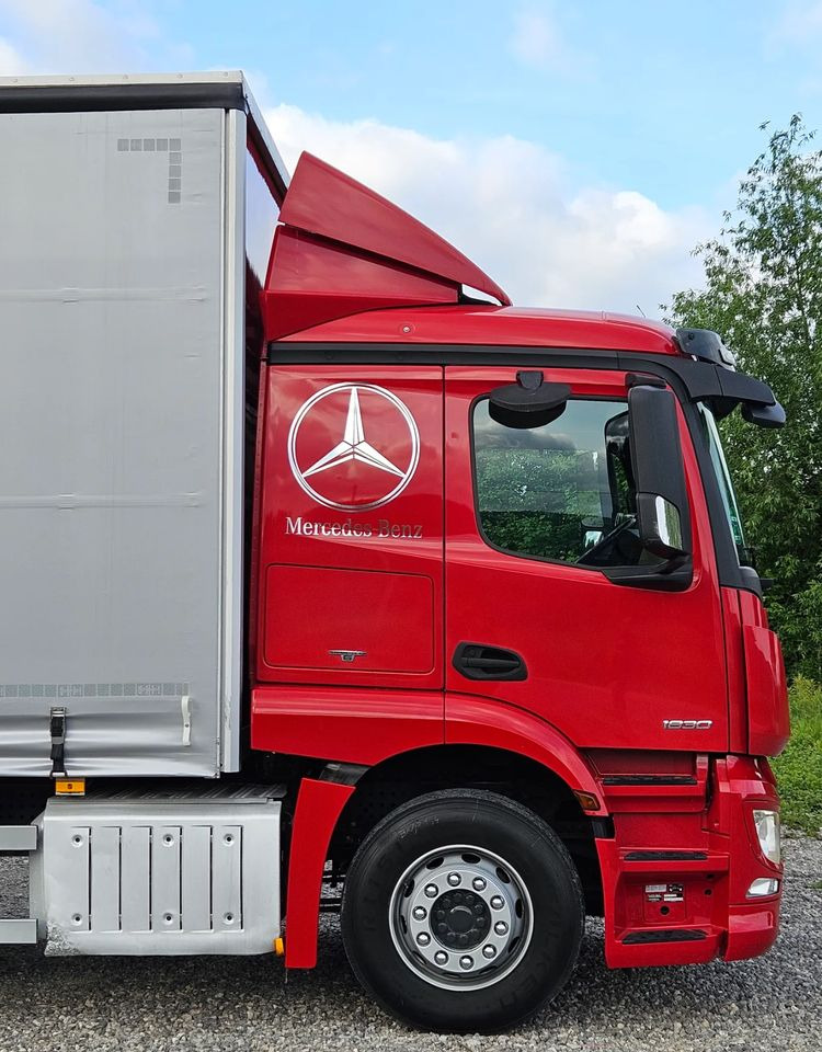 Ponyvás teherautó Mercedes-Benz ACTROS 1830/1827/1832/FIRANKA/WINDA/18 EUROPALET/AUTOMAT/Z NIEMIEC/2017/DUŻA ŁADOWNOŚĆ: 11 kép.