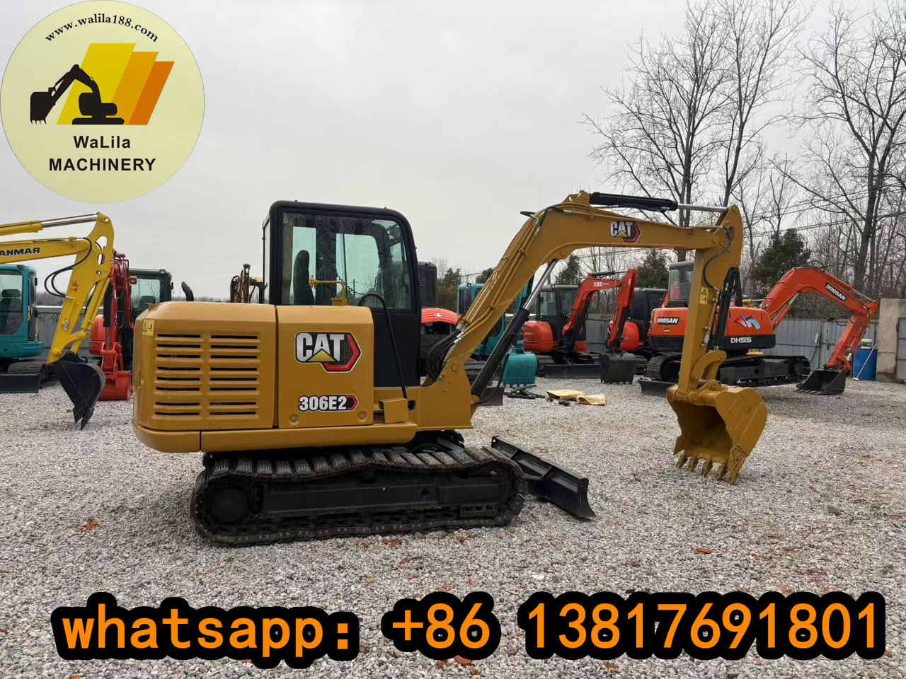 CATERPILLAR 306E2 - Minikotró: 1 kép. CATERPILLAR 306E2 - Minikotró: 1 kép.