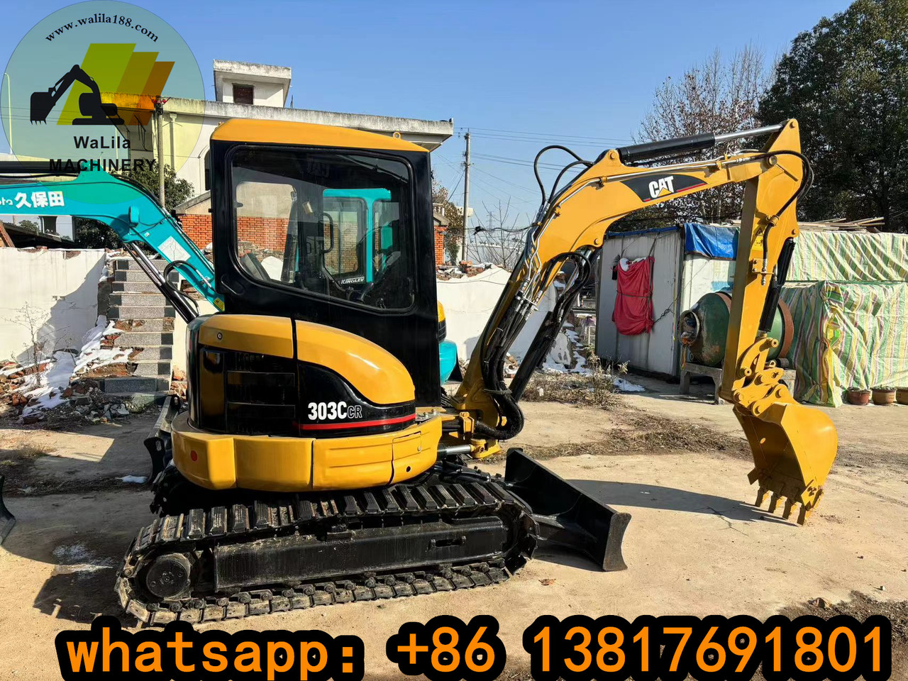 CATERPILLAR Caterpillar CAT303C Mini Excavator - Minikotró: 1 kép. CATERPILLAR Caterpillar CAT303C Mini Excavator - Minikotró: 1 kép.