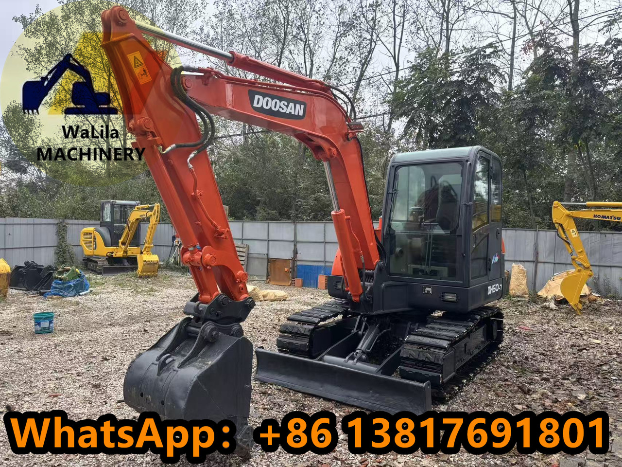 DOOSAN DH60-7 - Minikotró: 4 kép. DOOSAN DH60-7 - Minikotró: 4 kép.