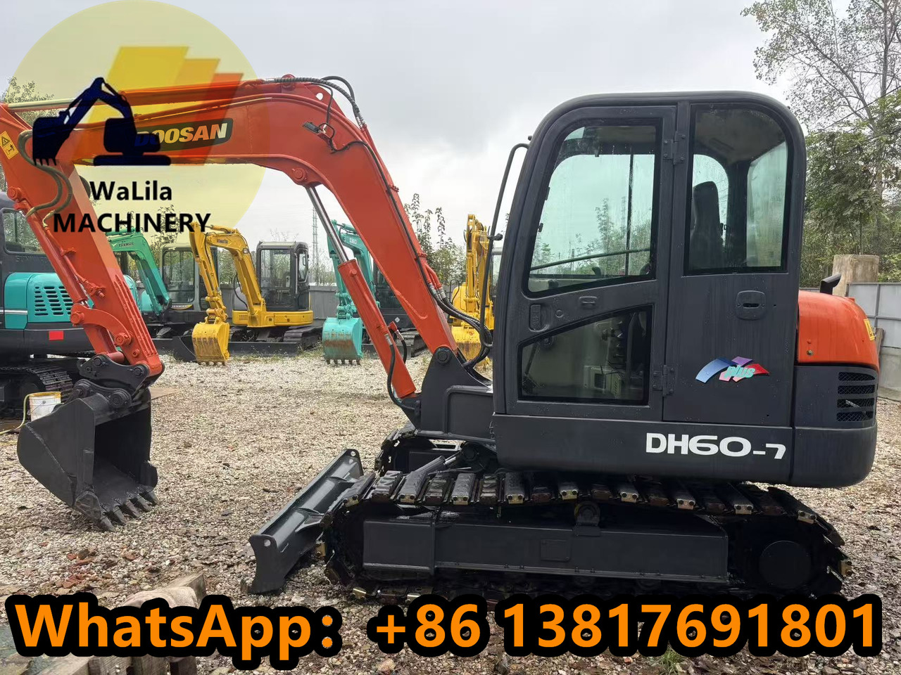 DOOSAN DH60 - Minikotró: 1 kép. DOOSAN DH60 - Minikotró: 1 kép.