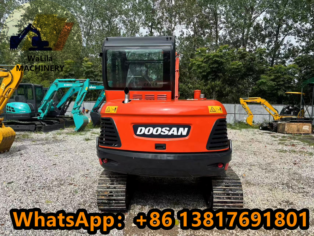 DOOSAN DX60-9 - Minikotró: 3 kép. DOOSAN DX60-9 - Minikotró: 3 kép.