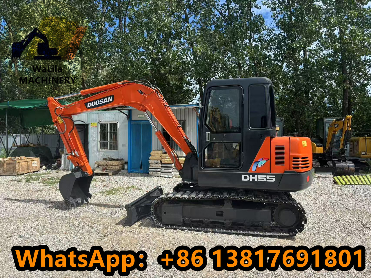 Doosan DH 55-7 DH55 (Good) - Minikotró: 1 kép. Doosan DH 55-7 DH55 (Good) - Minikotró: 1 kép.