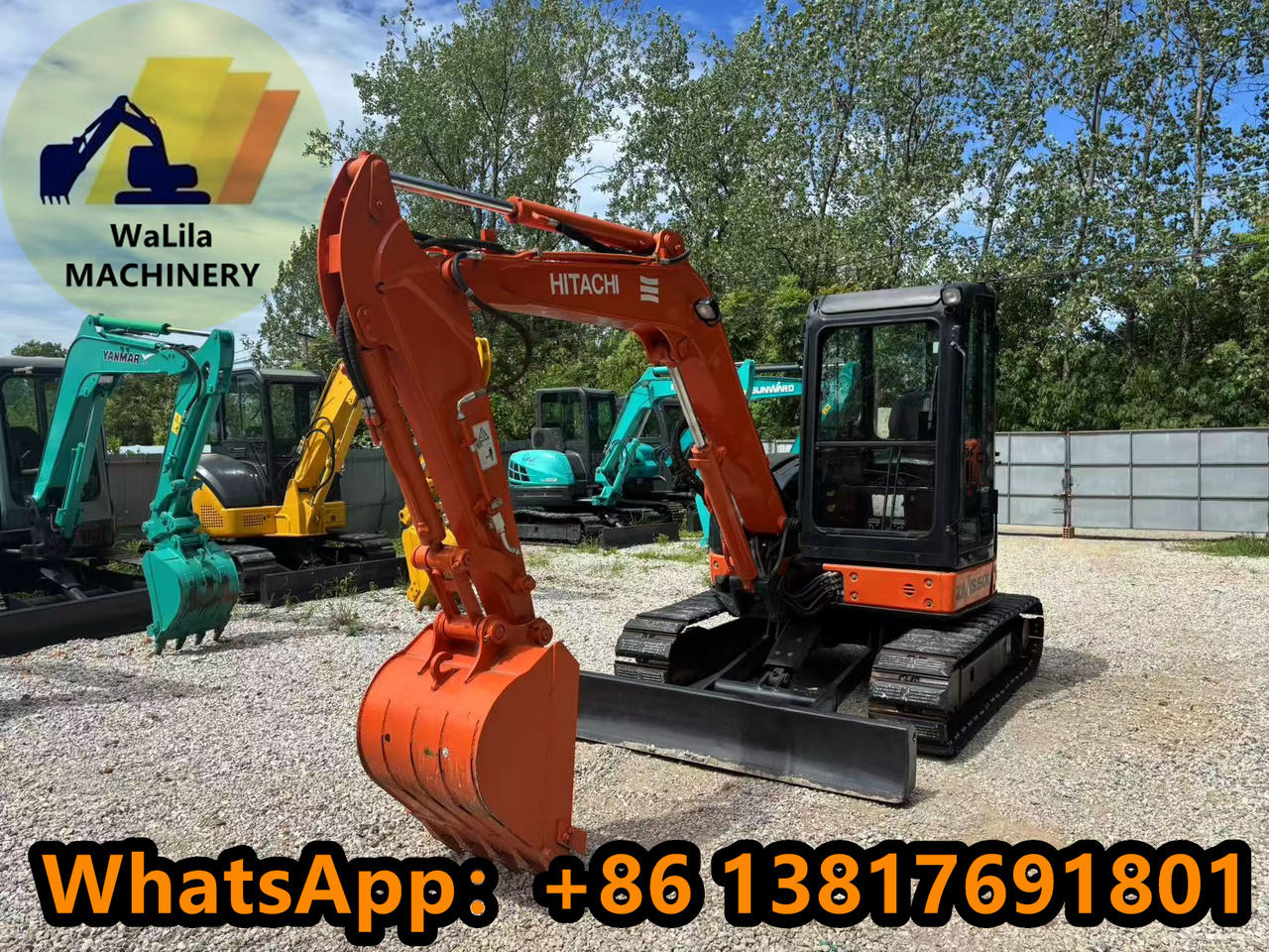 HITACHI ZX50US - Minikotró: 3 kép. HITACHI ZX50US - Minikotró: 3 kép.