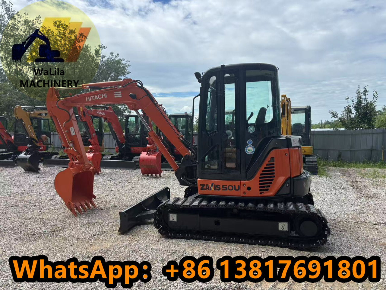 HITACHI ZX50US - Minikotró: 1 kép. HITACHI ZX50US - Minikotró: 1 kép.
