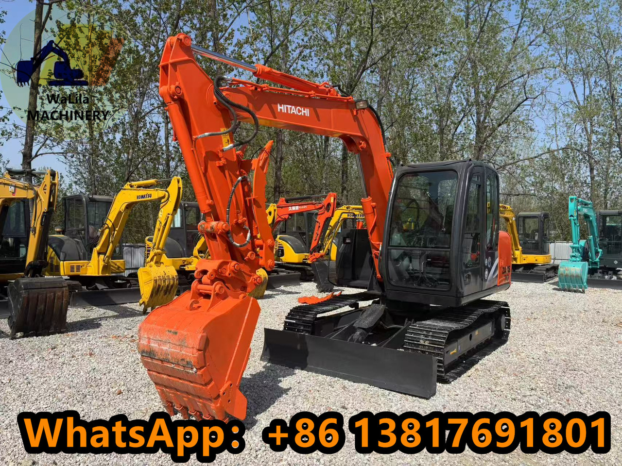HITACHI ZX70 - Minikotró: 3 kép. HITACHI ZX70 - Minikotró: 3 kép.