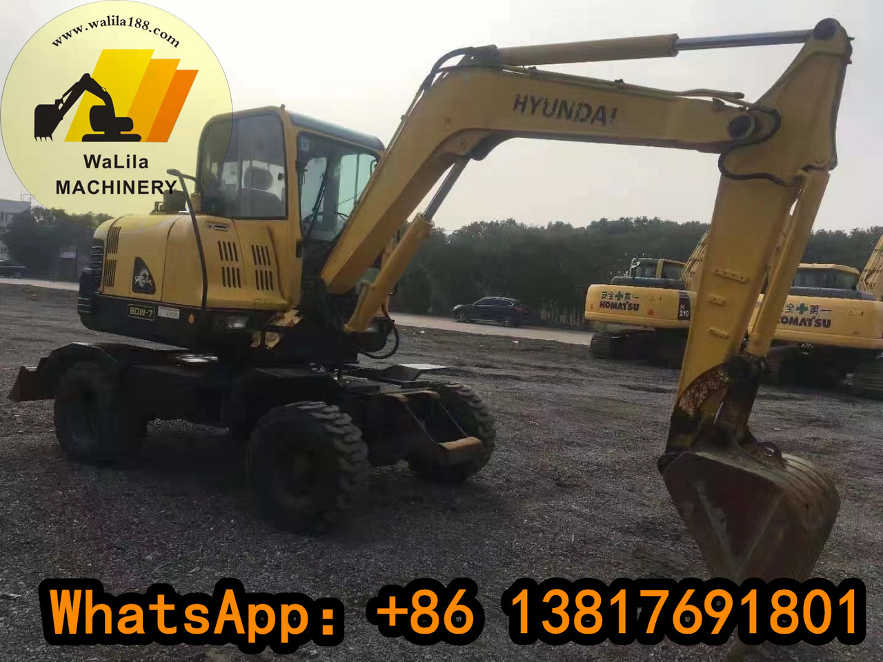 Minikotró HYUNDAI R60W: 6 kép.