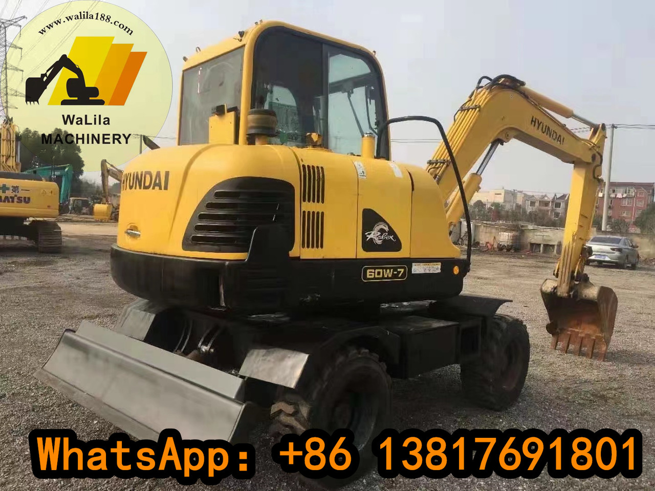 Minikotró HYUNDAI R60W: 8 kép.