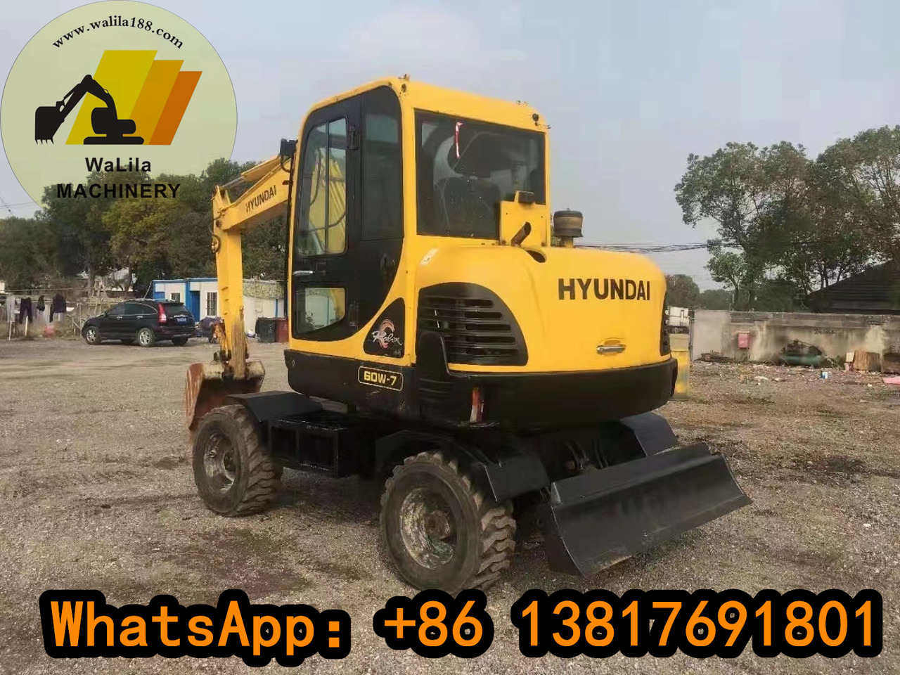 Minikotró HYUNDAI R60W: 7 kép.