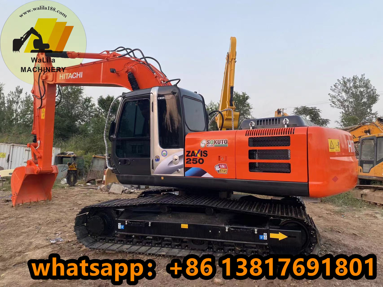 Hitachi Hitachi zx250 - Lánctalpas kotró: 1 kép. Hitachi Hitachi zx250 - Lánctalpas kotró: 1 kép.