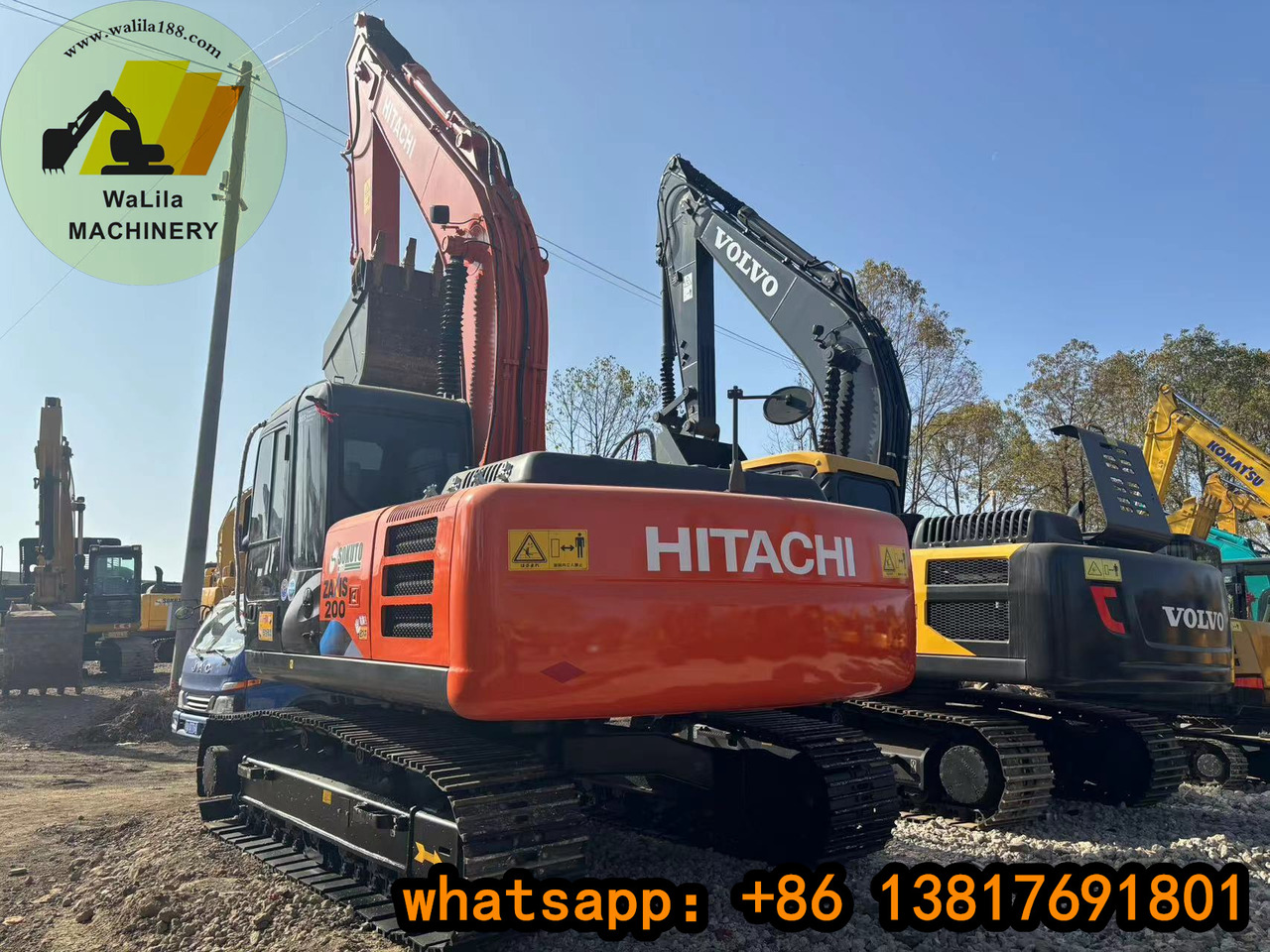 Hitachi ZX200-3G Hitachi zx200 zx200-3G - Lánctalpas kotró: 2 kép. Hitachi ZX200-3G Hitachi zx200 zx200-3G - Lánctalpas kotró: 2 kép.