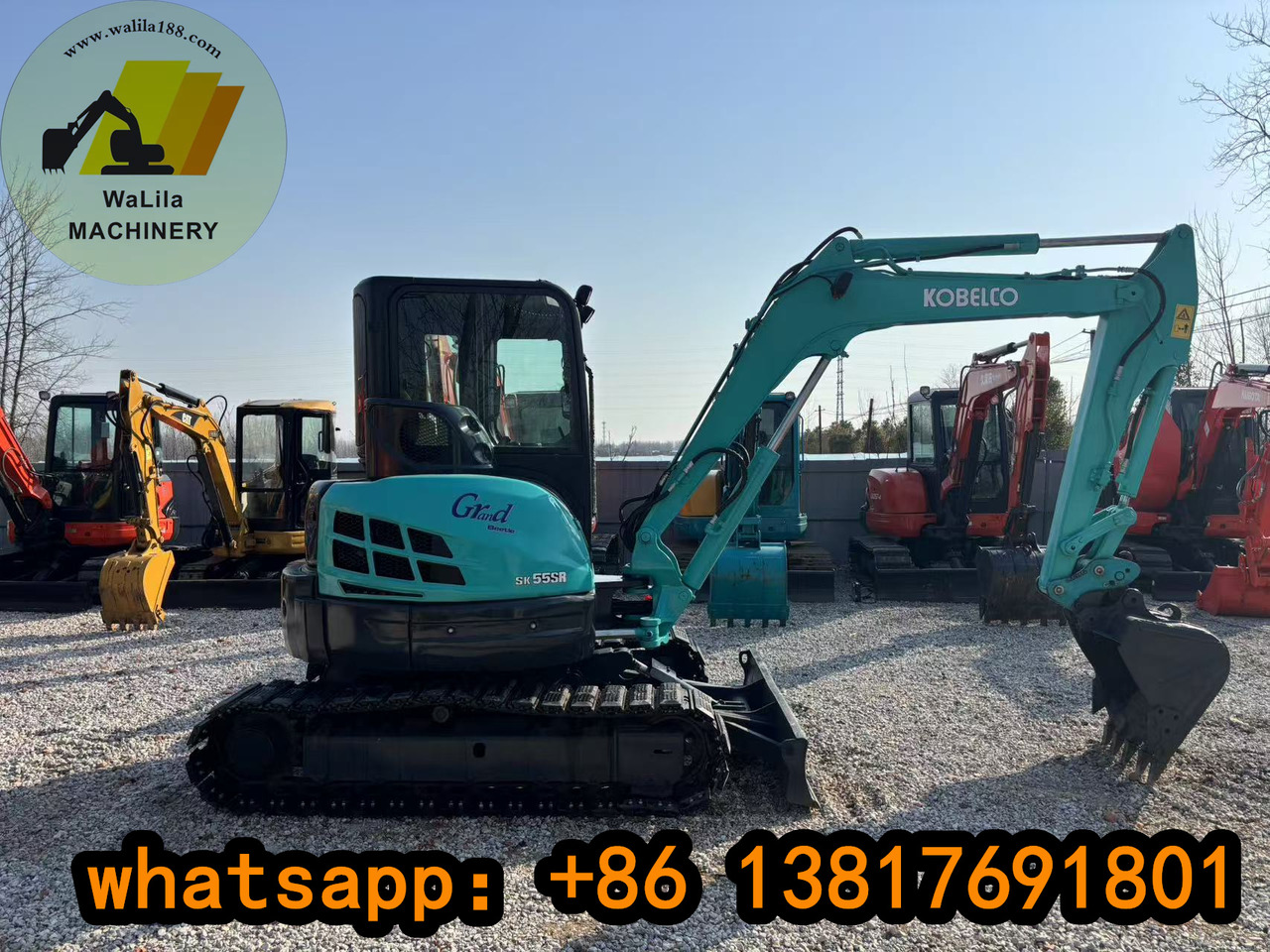KOBELCO SK55 - Minikotró: 1 kép. KOBELCO SK55 - Minikotró: 1 kép.