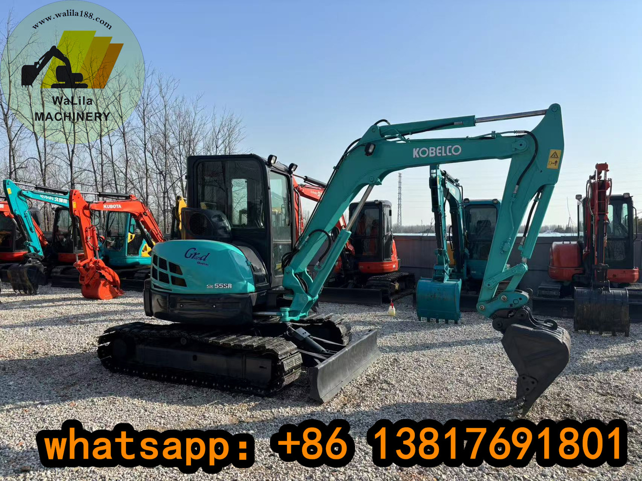 KOBELCO sk55 - Minikotró: 4 kép. KOBELCO sk55 - Minikotró: 4 kép.
