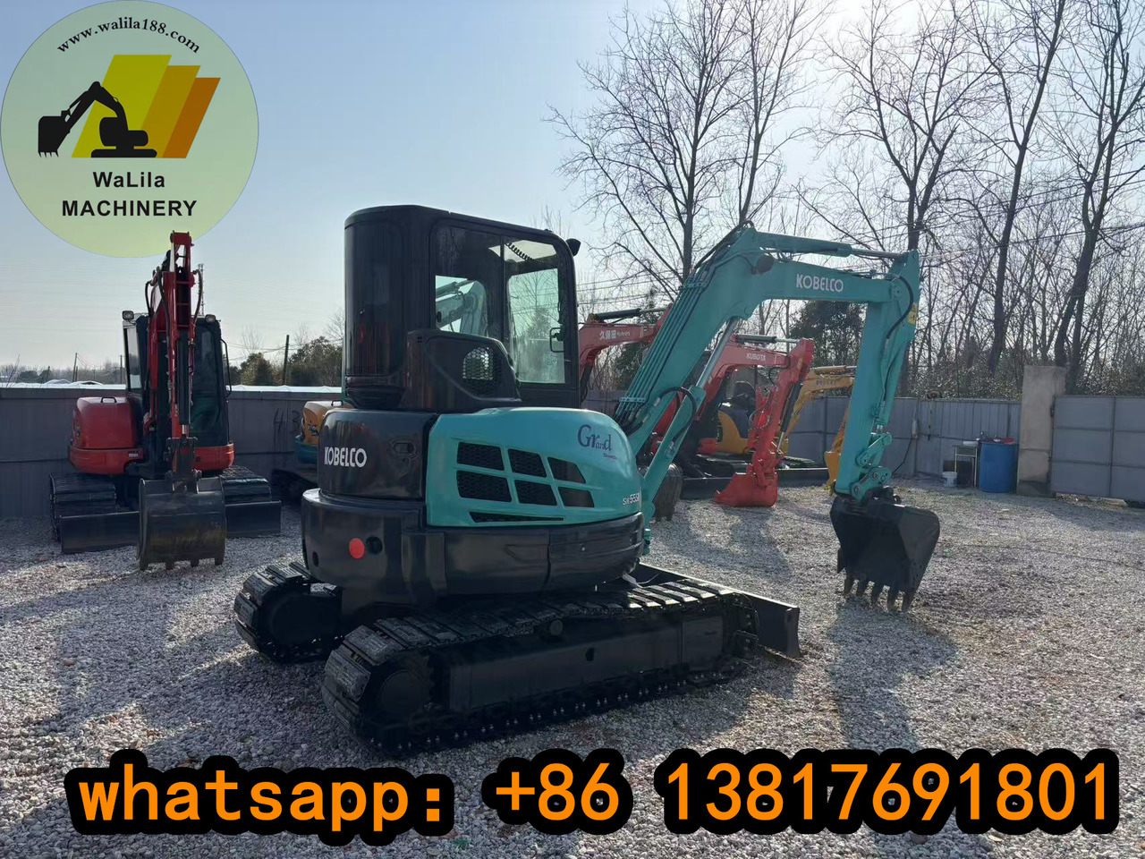 KOBELCO sk55 - Minikotró: 1 kép. KOBELCO sk55 - Minikotró: 1 kép.