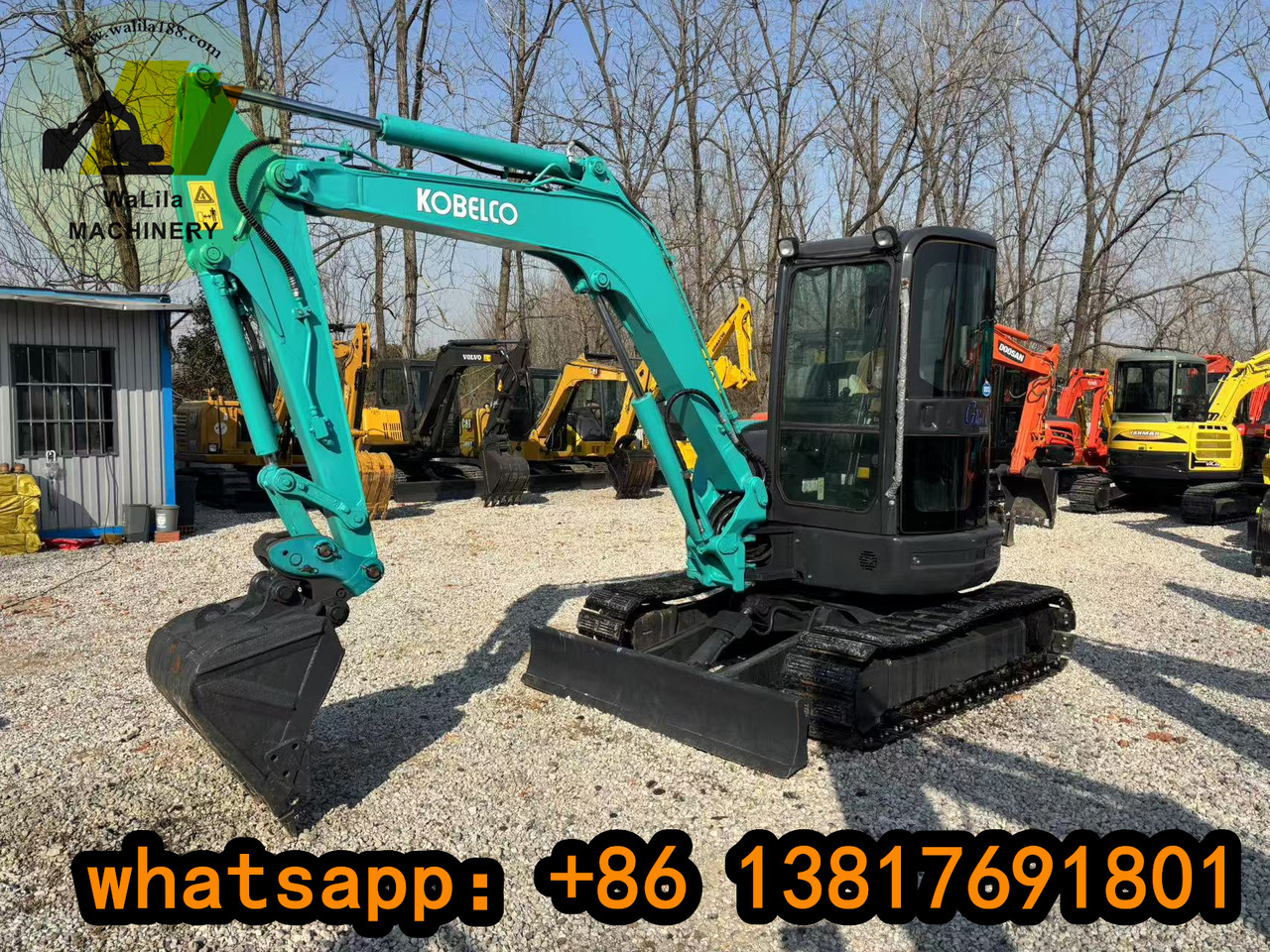 KOBELCO sk55 - Minikotró: 5 kép. KOBELCO sk55 - Minikotró: 5 kép.