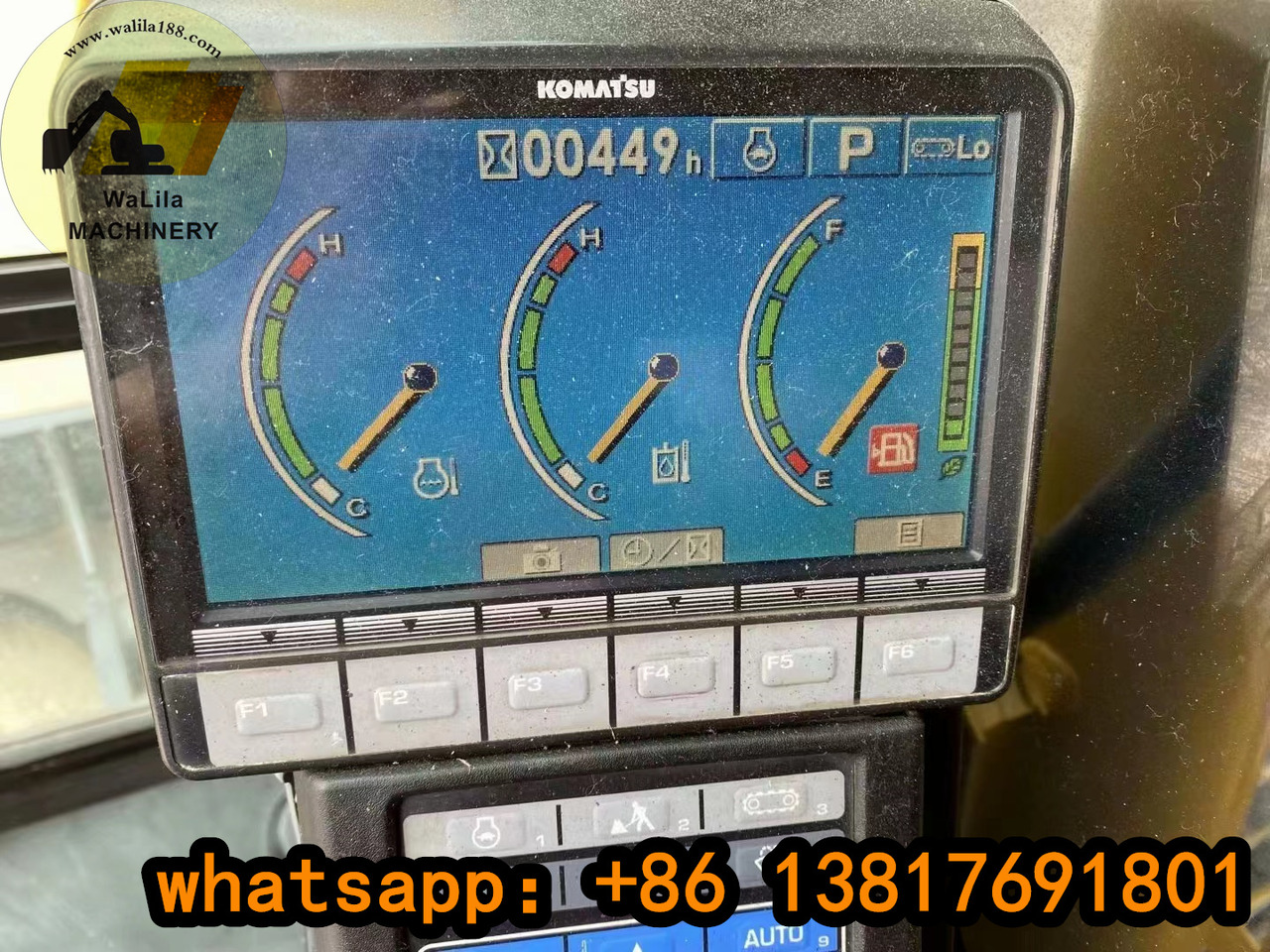 Minikotró KOMATSU PC 70-8: 9 kép.