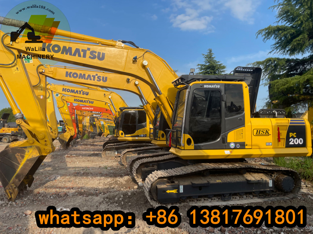 KOMATSU PC200-8 - Lánctalpas kotró: 1 kép. KOMATSU PC200-8 - Lánctalpas kotró: 1 kép.