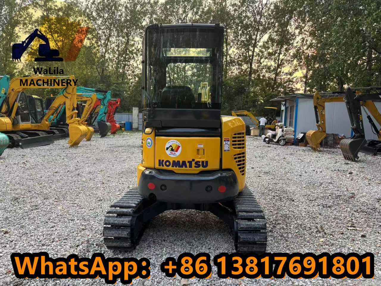 KOMATSU PC35 - Minikotró: 5 kép. KOMATSU PC35 - Minikotró: 5 kép.