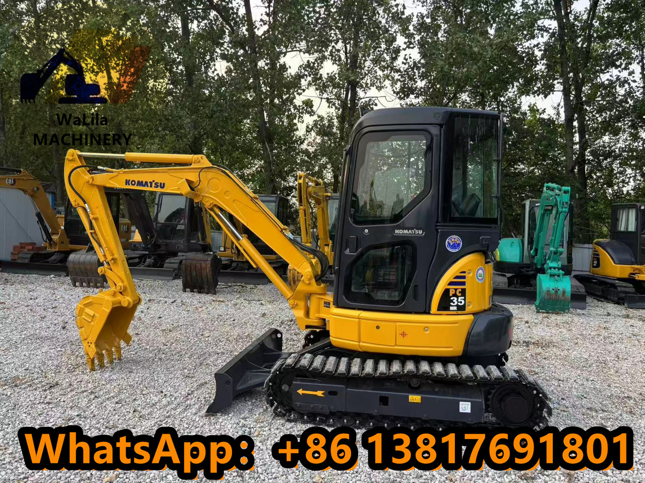 KOMATSU PC35 - Minikotró: 1 kép. KOMATSU PC35 - Minikotró: 1 kép.