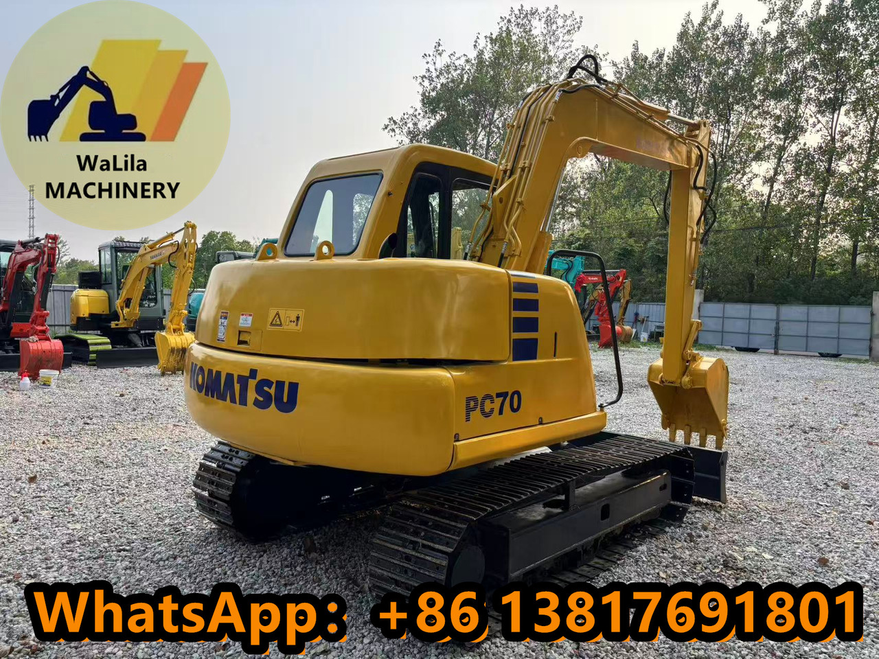 KOMATSU PC70 - Minikotró: 3 kép. KOMATSU PC70 - Minikotró: 3 kép.