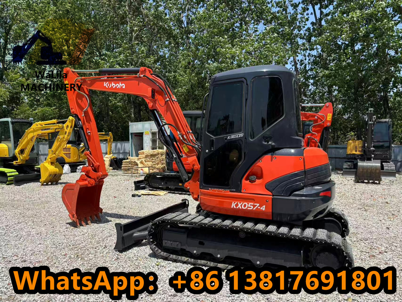 KUBOTA KX057-4 - Minikotró: 3 kép. KUBOTA KX057-4 - Minikotró: 3 kép.