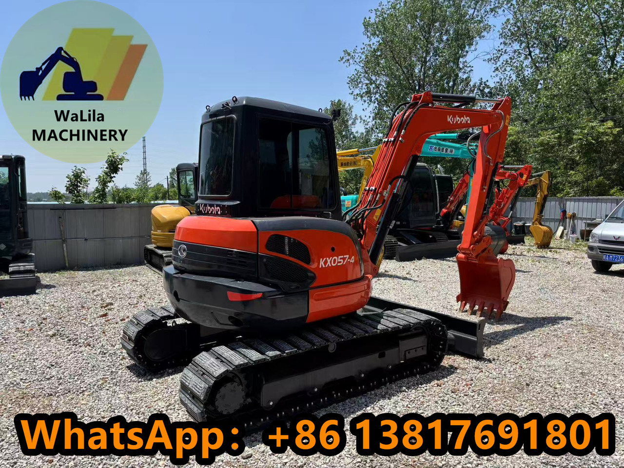 KUBOTA KX057-4 - Minikotró: 5 kép. KUBOTA KX057-4 - Minikotró: 5 kép.