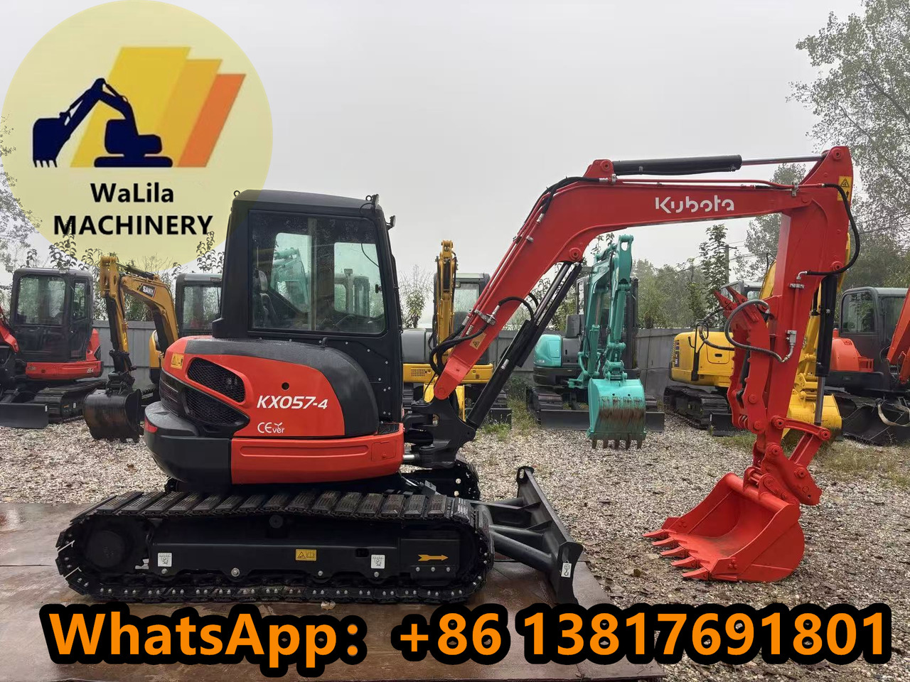 KUBOTA KX057-4 - Minikotró: 1 kép. KUBOTA KX057-4 - Minikotró: 1 kép.
