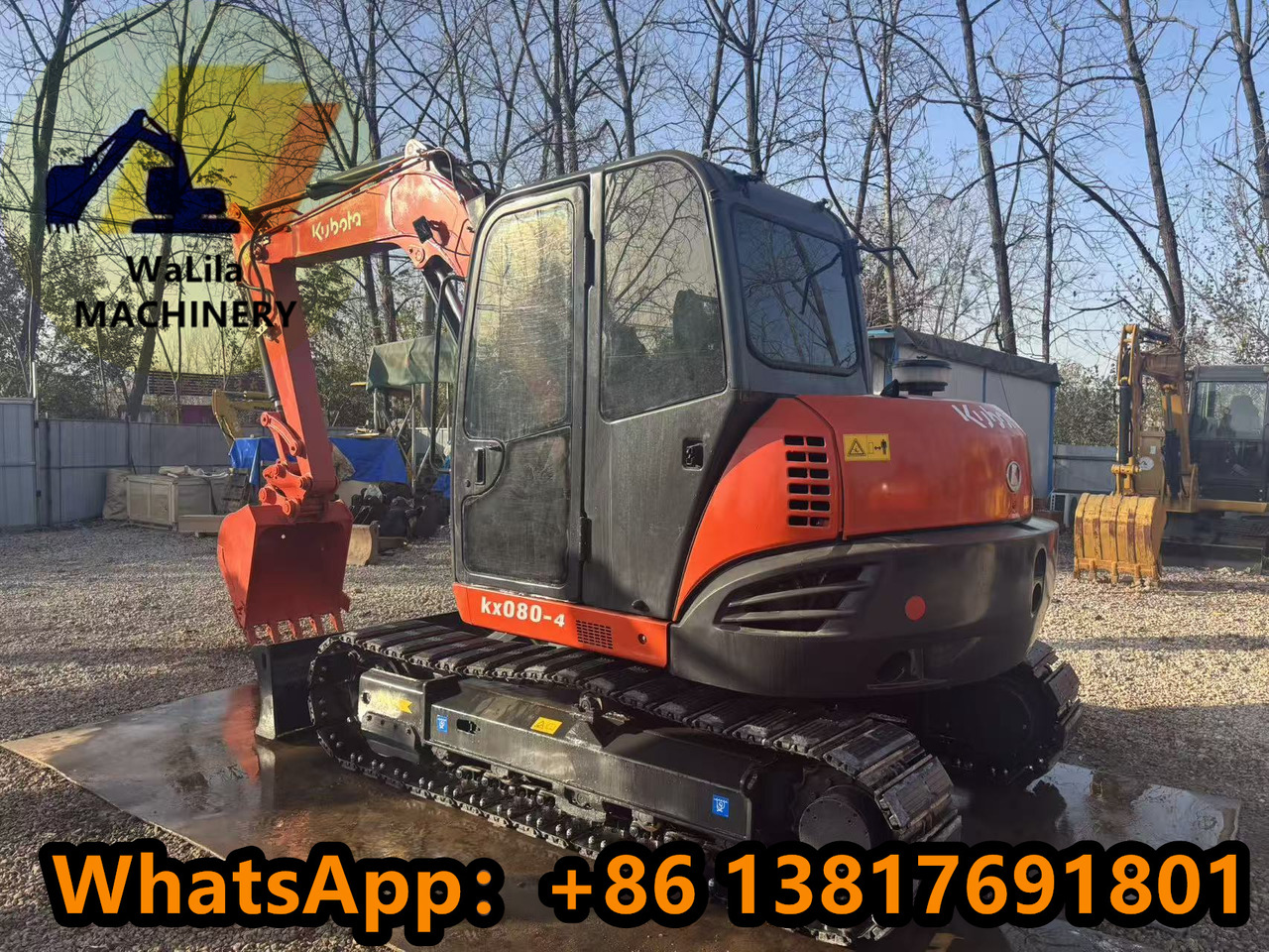 KUBOTA KX080-4 - Minikotró: 5 kép. KUBOTA KX080-4 - Minikotró: 5 kép.