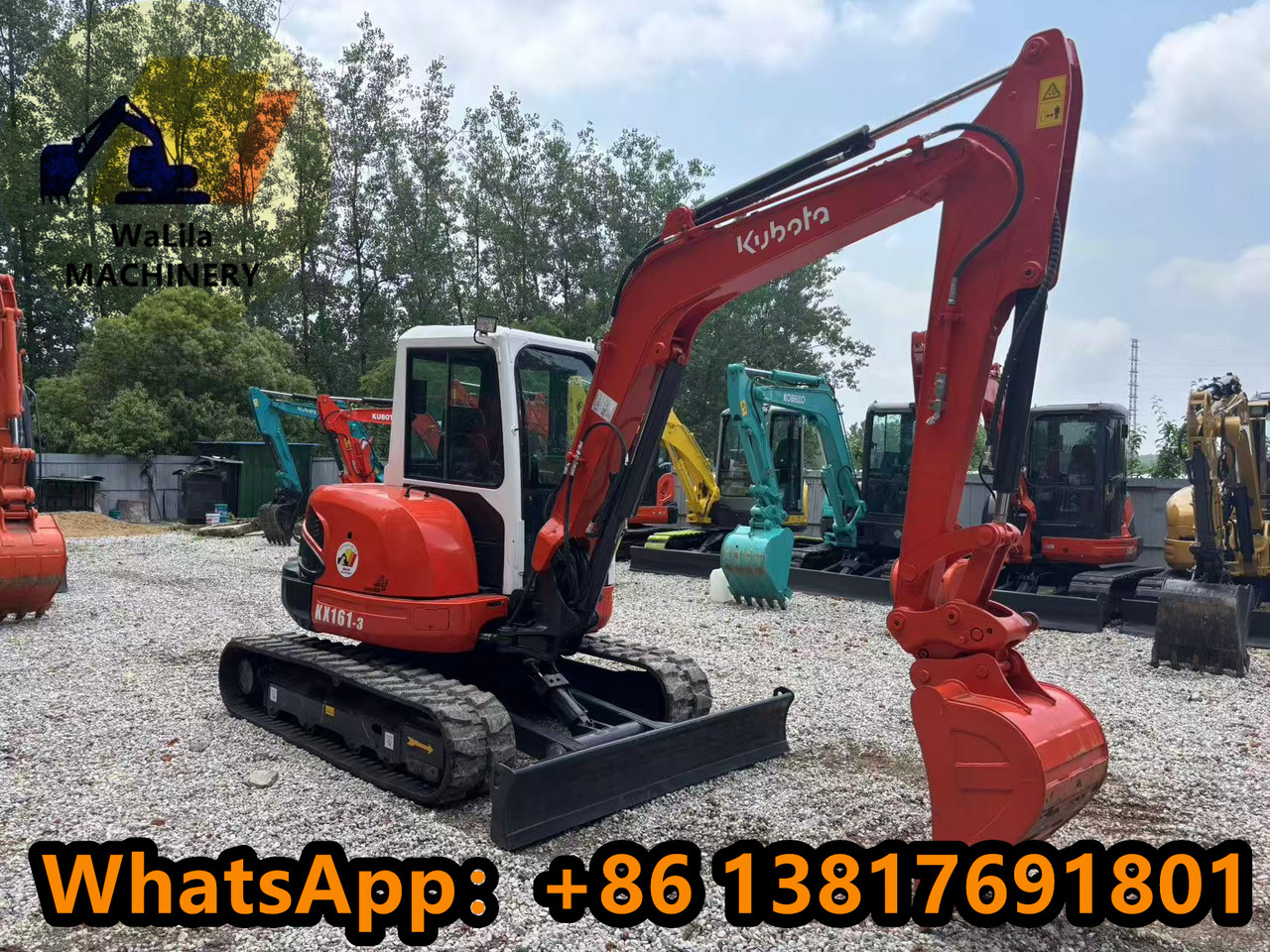 KUBOTA KX161 - Minikotró: 3 kép. KUBOTA KX161 - Minikotró: 3 kép.